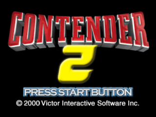 Contender 2 title screen for Playstation